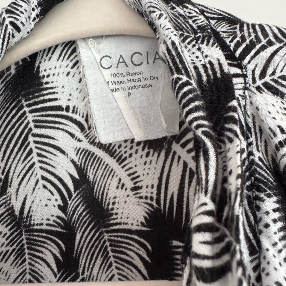 Acacia Swimwear Mombasa in Night Palm print. Petite.